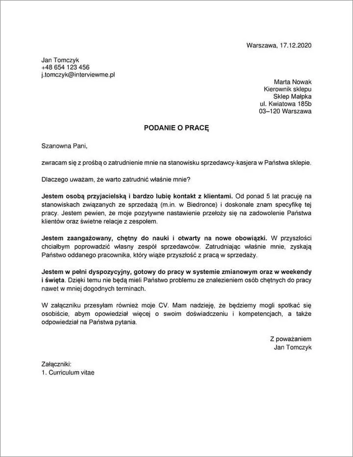 Jak napisać podanie do PKP