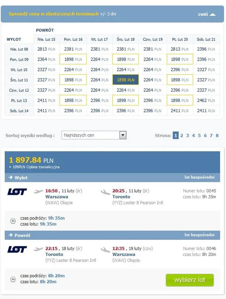 Lot bezpośredni czy z przesiadką