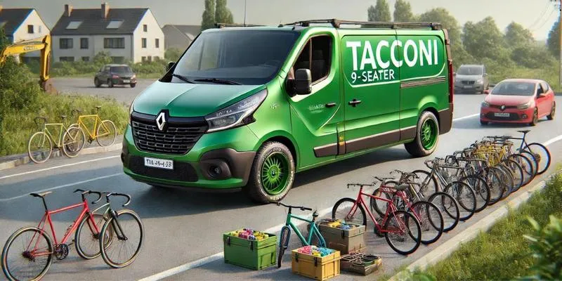 Przewóz roweru na dachu samochodu