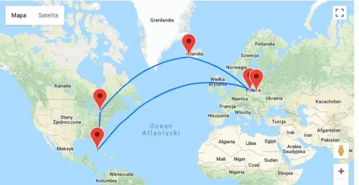 Różnica czasu Polska-Kanada