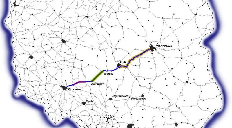Trasa PKP Warszawa Wrocław