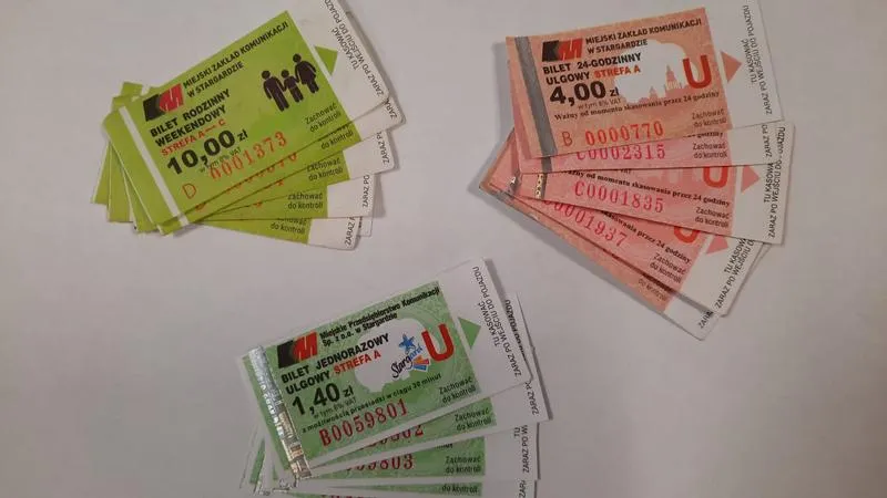 Zakup biletu w transporcie publicznym